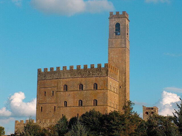 Vista del castillo de Poppi