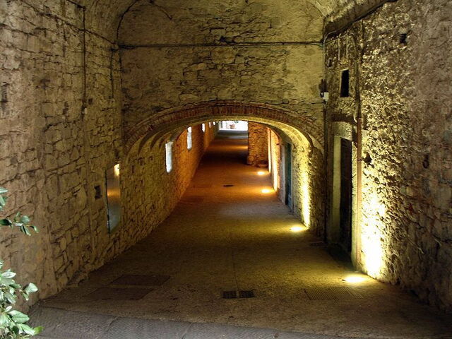 Vía delle Volte en Castellina en Chianti