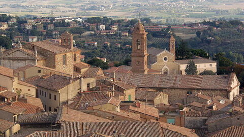 Vista aérea de Montepulciano