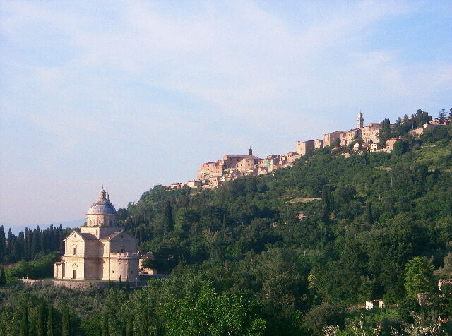 Vista de Montepulciano