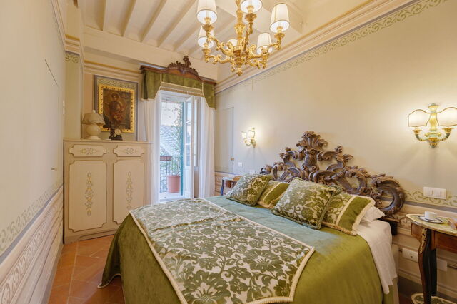 Appartamento Zefferini, dormitorio con terraza