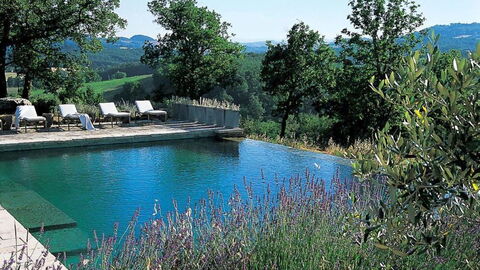 Le Porciglia, vista y piscina