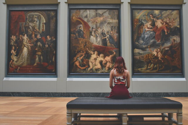 En el museo