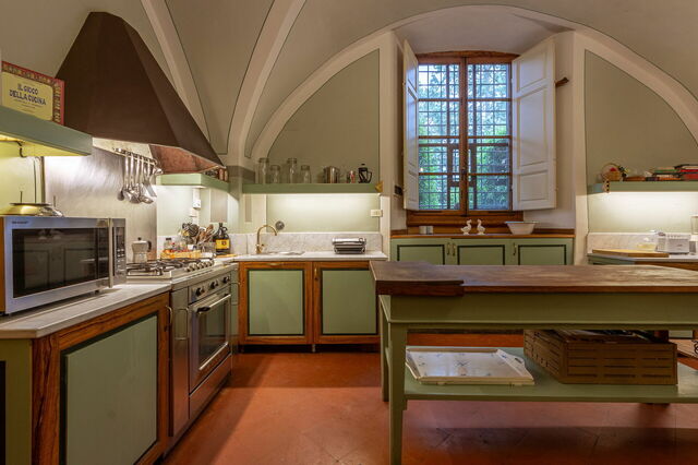 Castel Ruggero, cocina