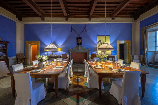 Castel Ruggero, comedor