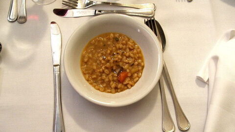 sopa de Farro