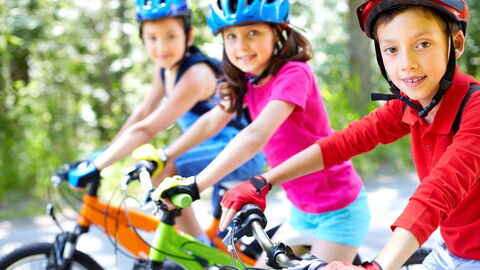 Niños ciclismo