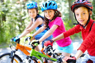 Niños ciclismo