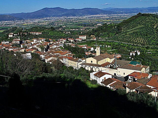 Vista de la ciudad de Carmignano