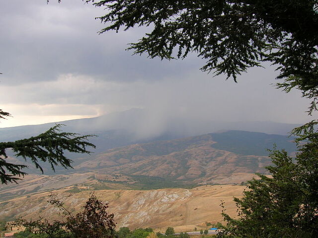 Rocca di Radicofani, vista
