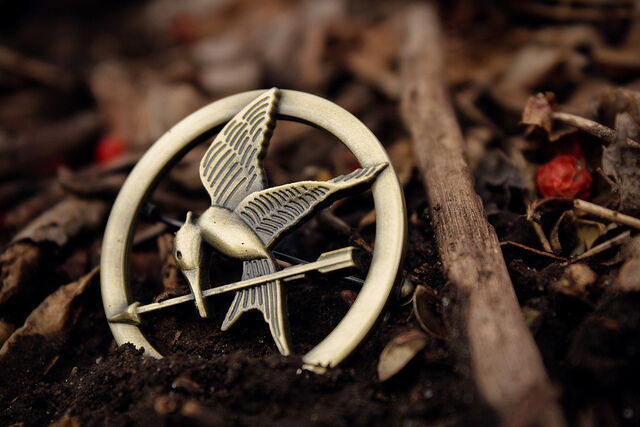 Los Juegos del Hambre Mockingjay broche