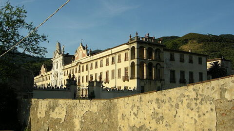 Vista de la Certosa de Calci