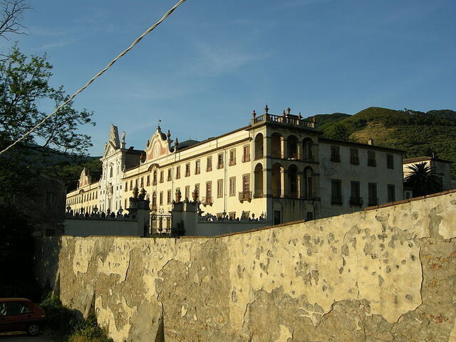 Vista de la Certosa de Calci