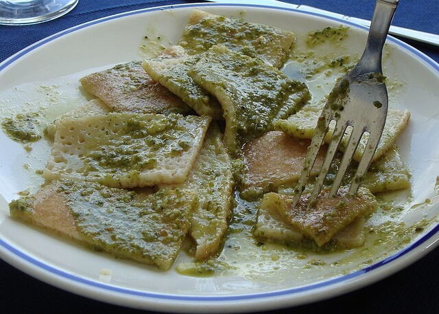 Panigacci y pesto