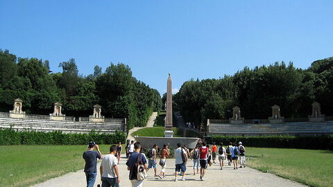 Obelisco Egipcio en los Jardines Boboli