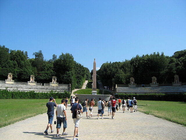 Obelisco Egipcio en los Jardines Boboli