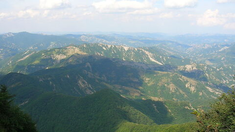 Vistas en el Parque Nacional Casentinesi