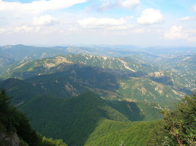 Vistas en el Parque Nacional Casentinesi