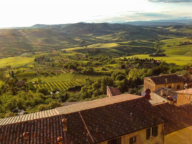 Paisaje alrededor de Montepulciano