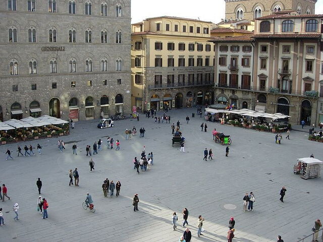 Piazza della Signoria en Florencia