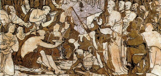 Moisés pavimento, la catedral de Siena