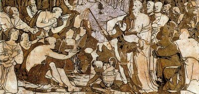 Moisés pavimento, la catedral de Siena
