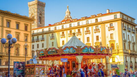 Carrusel en Florencia