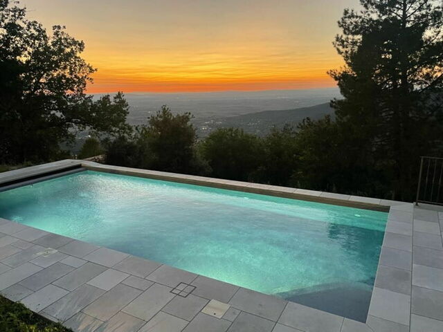 Vistas desde la piscina