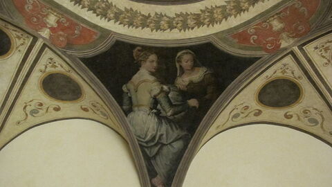 Imagen de la Sala de las Musas, en la Casa de Vasari