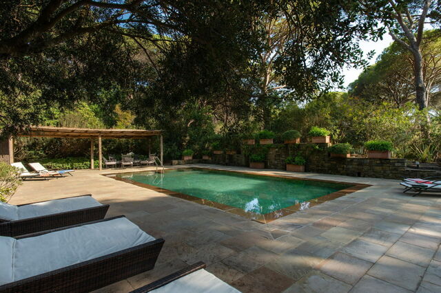 Villa La Pineta, zona de la piscina