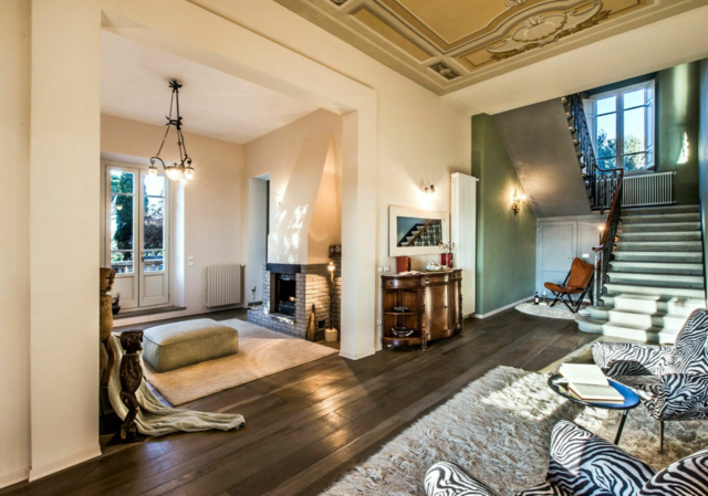 Villa Belvedere, sala de estar