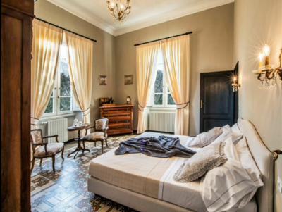 Villa Belvedere, dormitorio