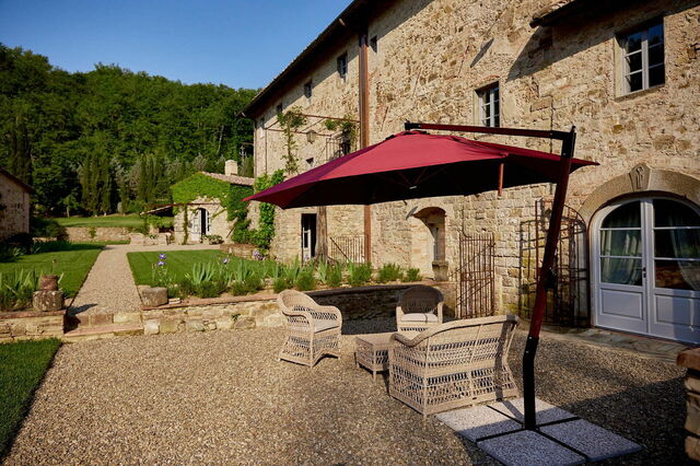Villa Dell'abate, jardín