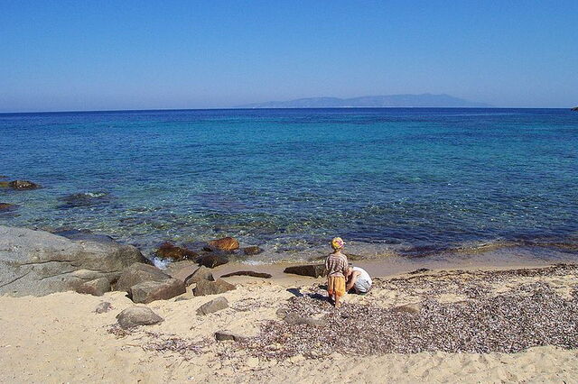 Una playa en la Toscana
