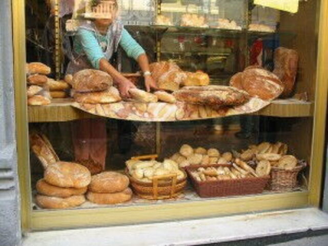 Escaparate de una panadería