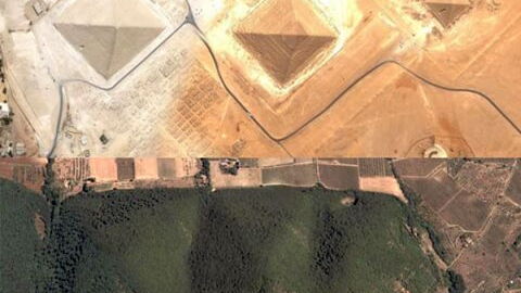 Vista aérea de las colinas de Pontassieve