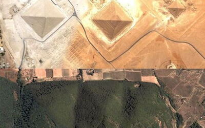 Vista aérea de las colinas de Pontassieve