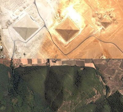 Vista aérea de las colinas de Pontassieve