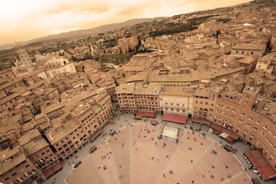 Plaza del campo en Siena