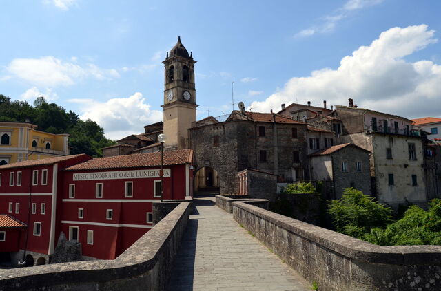 Villafranca en el centro de Lunigiana