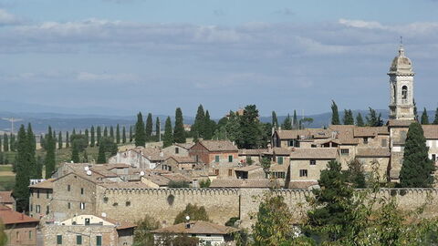 Vista de San Quirico d' Orcia