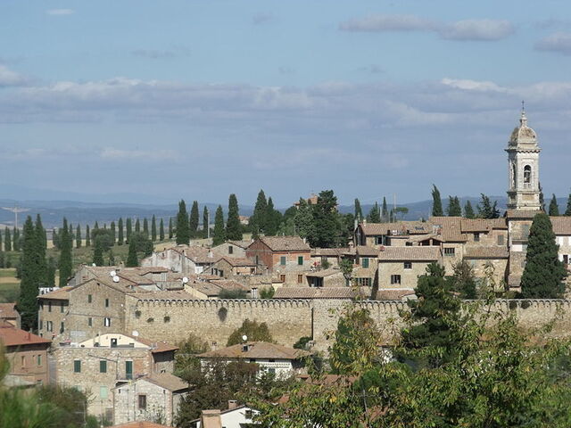 Vista de San Quirico d' Orcia