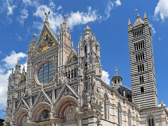 Exterior de la catedral de Siena