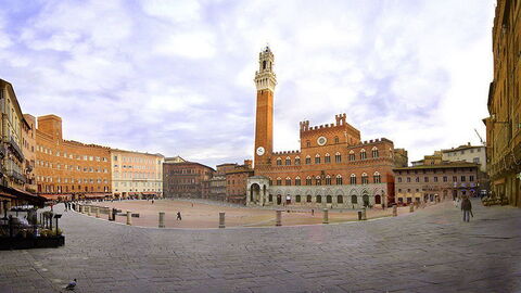 Plaza principal de Siena
