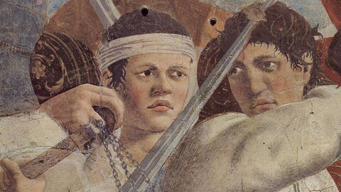Un segmento de los frescos Vera Cruz