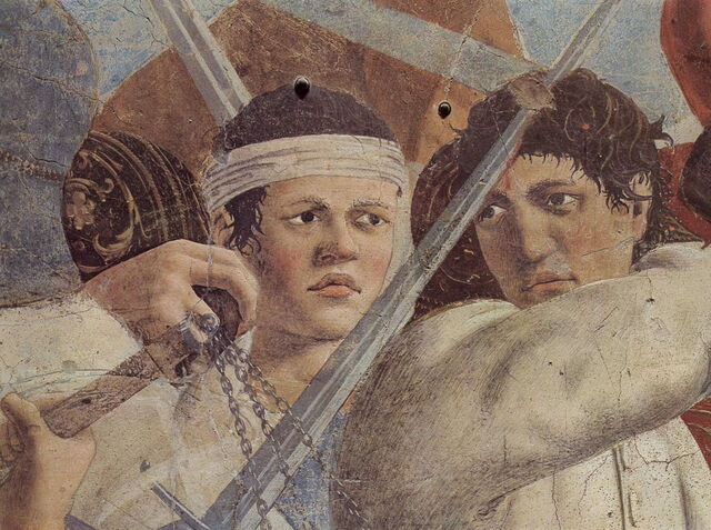Un segmento de los frescos Vera Cruz