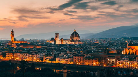 Florencia al atardecer