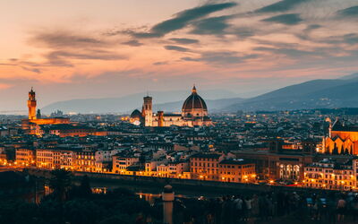 Florencia al atardecer