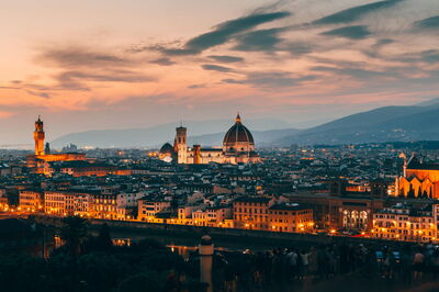 Florencia al atardecer