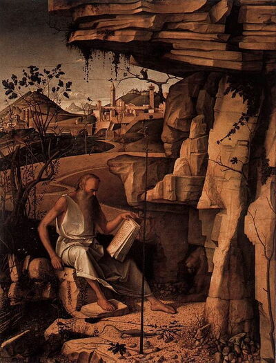 San Jeronimo en el desierto, Giovanni Bellini